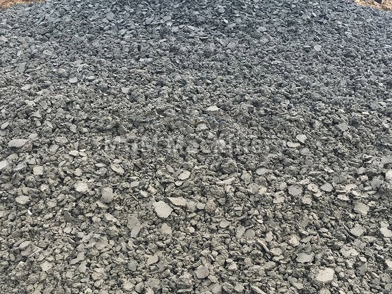 Sludge before drying