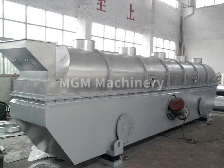 Production site of vibrating fluidized bed dryer